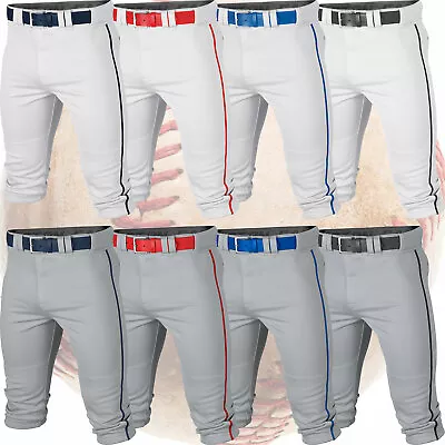 Easton Adult Men's Rival + Piped Knicker Baseball Pants Short Pants A167162 • $19.99