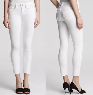 VINCE Women’s White Skinny Jeans Mid-Rise Size 24 NWT • $29.99