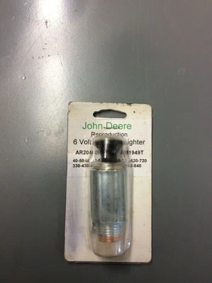 $49.36 • Buy AM1949T ABC1862 John Deere Reproduction 6 Volt Cigarette Lighter For 40, 420, 43