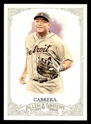 2012 Topps Allen & Ginter  Miguel Cabrera #3 Detroit Tigers Baseball Card • $1.99