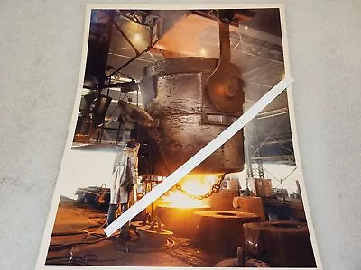 Vintage Acme Interlake Steel Mill Plant Industrial Photo 8X10 #28 • $7.99