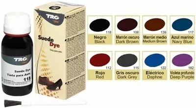 £7.95 • Buy TRG Suede & Nubuck Shoe Boot Restore Colour Dye 50ml Kit Available All Colours