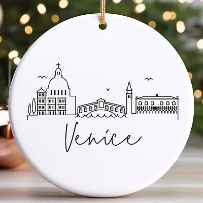 Venice Ornament Italy Souvenir Venice Skyline Art Italy Home Decor Europe Trip • $31.95