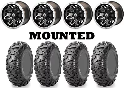 Kit 4 Maxxis Bighorn Radial Tires 25x8-12/25x10-12 On Moose 416X Machined H700 • $1332.20