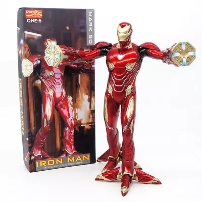 Crazy Toys Marvel Avengers End Game Hero Iron Man MK50 Model Action Figure Toys • £62.99