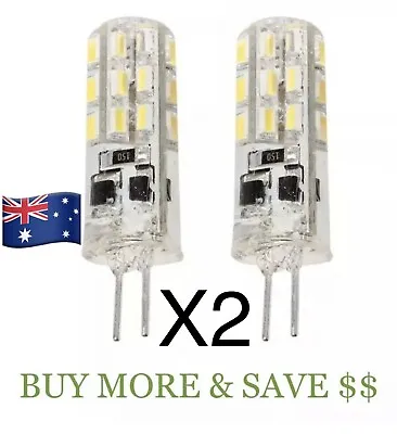 2pcs  G4 LED Light Bulbs Globes Reading Bulbs DC 12V Car Truck Boat RV Caravan • $5.15