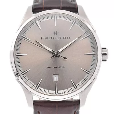 HAMILTON Jazz Master H327450 Date Silver Dial Automatic Men's Watch Q#129339 • $405.30