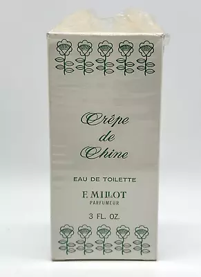 F. Millot Crepe De Chine Eau De Toilette Parfumeur 3 FL OZ NIB • $59.95