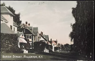 Millerton Ny. C.1908 Pc.(a34)~view Of Homes On Barton Street • $4.99