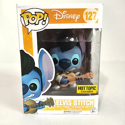 Lilo & Stitch 127# Elvis Stitch Playing Guitar Vinyl Action Figures US STOCK • $21.98