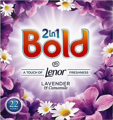 Bold 2 In 1 Washing Powder Lavender And Camomile 22 Washes • £6.49