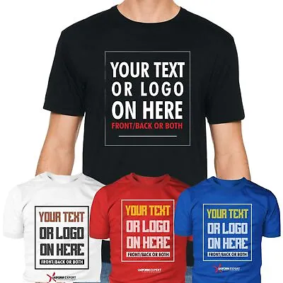 £10.99 • Buy Personalised T-Shirt Custom Printed T-Shirt Logo Text Printed Unisex Work Party 