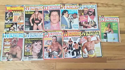 Pro Wrestling  Illustrated Vintage Magazine Lot Of 11 1986-1990 • $30