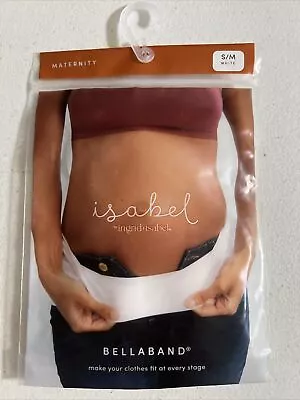 NWT Isabel Maternity By Ingrid & Isabel Bellaband Support Band Size S/M White • $11.99