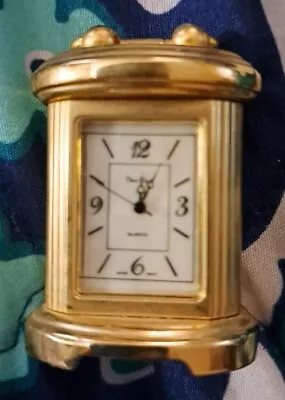  Vintage  Pierre Nicole  Brand Gold Plate Miniature Clock-Quartz  • $9.77