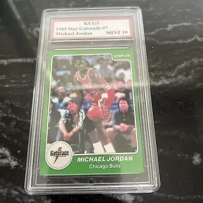 1985 Star Gatorade Michael Jordan Reprint • $100