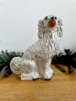 Large Victorian Staffordshire Pottery  Wally  Dog • £79.99