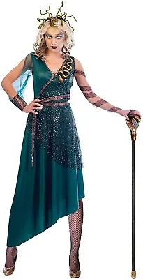 £42.99 • Buy Amscan Medusa Greek Halloween Ladies Fancy Dress Costume L Size 14-16