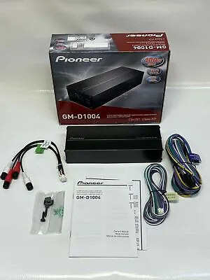 Pioneer GM-D1004 Ultra Small Mini Digital 4-Ch Amplifier 400 Watts Fd 2CH 3CH • $174.95