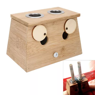 New Bamboo Mild Moxibustion Box Moxa Roll Stick Burner Holder Case Healing T BOO • $13.50