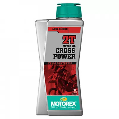 Motorex Cross Power Synthetic 2T 2-Stroke Oil 1 Liter 198461 • $36.04