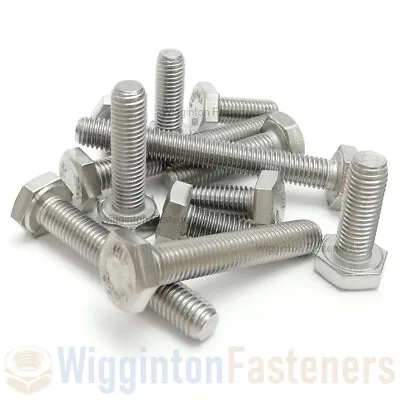 1/4  UNF Stainless Setscrews Bolts (Fully Threaded) Hex A2 STAINLESS STEEL • £10.99
