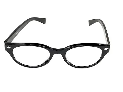 LEGRE LE038 COL. 300 50-20-140 BLACK PLASTIC EYEGLASSES FRAMES - Made In Japan • $26.99