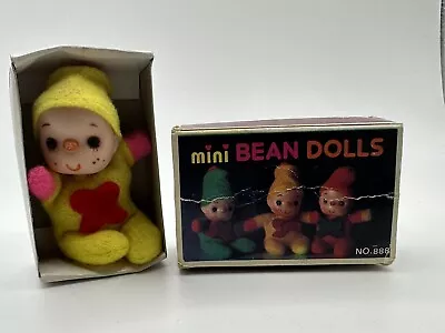 Vintage Mattel Barbie Mini Bean Doll In Matchbox No.888 Yellow Outfit • $21.85