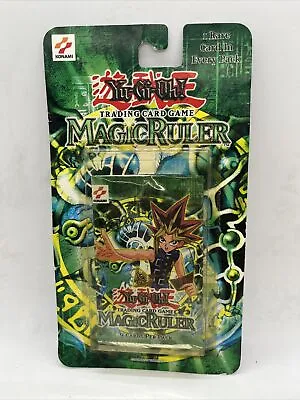 EMPTY NO CARDS Yu-gi-oh Magic Ruler Unlimited Blister Booster Pack Wrapper Only • $12.50