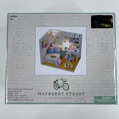 NEW 1:24 Mayberry Street Miniatures Sugar & Spice Room Box Dollhouse DIY Kit • $17.50