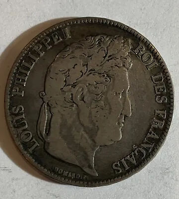 1837 France 5 Francs Silver Coin Xf • $35
