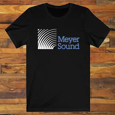 MEYER SOUND Audio Speakers Logo Men's Black T-Shirt S-3XL • $15.20