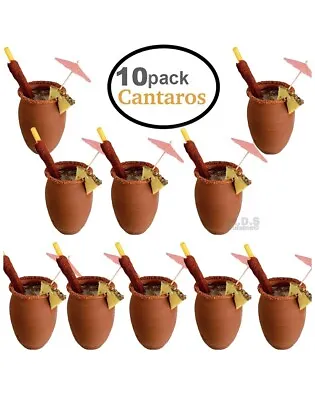 Jarritos/Cantaritos De Barro. Mexican Clay Cups. Party Pack10 Pack • $60