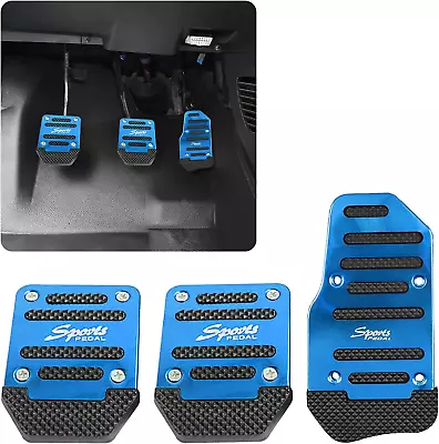 3 PCS Car Non-Slip Aluminum Alloy Pedal Pads Manual/Automatic Gearbox Gas Pedal • $20.45