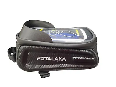 Bike Front Frame Bag Cycling Bicycle Top Tube Phone Holder Case MTB Waterproof • $9.90