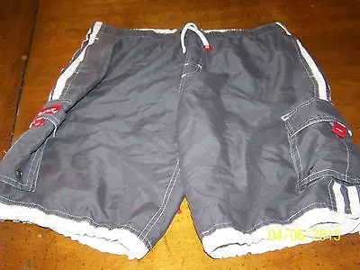 Men's B. Split Gray Bathing Suit Trunks Sz S-guc • $4.68