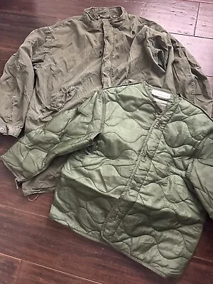 1972 DSA Vintage Vietnam War Parka Extreme Cold Weather W/ Liner Size Large Reg • $119.99