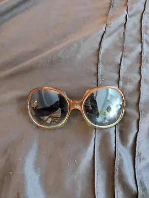 Vintage 70s Ombre Women's Sunglasses Made In France • $50