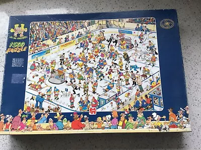 Jan Van Haasteren Jigsaw Puzzle 1500 Ice Hockey  • £1