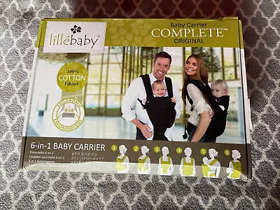 Lillebaby Baby Carrier Complete Original 6-in-1 Used Black See Description • £4.99