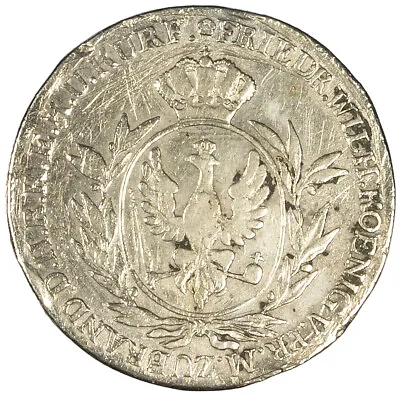 $91.14 • Buy Germany 1801 Prussia 2/3 Thaler Silver Coin - Scratched