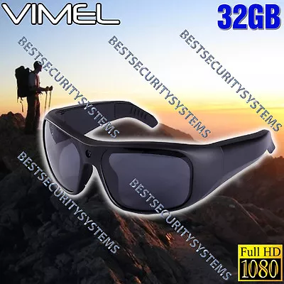 SunGlasses Camera Ski Sport Trail 1080P Waterproof Video Glasses Cam Action DVR • $139