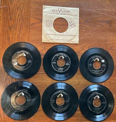 Elvis Presley Rca Victor Lot Of 6 Extended Play ( Ep ) Records • $10