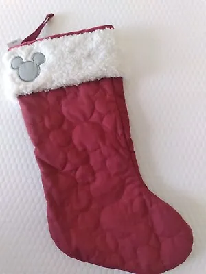 Mickey Mouse Icon Christmas Holiday Stocking Disney Parks • $28.99