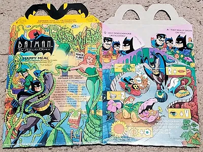 Vintage 1993 Batman Animated Series McDonalds Happy Meal Lunch Box Damaged • $3.95