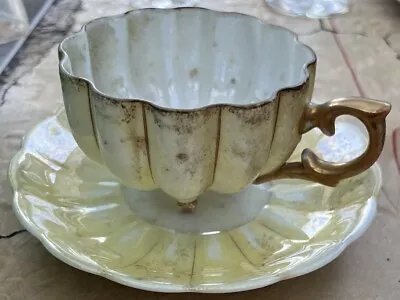 Vintage Royal Sealy Teacup Occupied Japan Yellow Teacup • $16