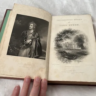 £35 • Buy Byron's Poetical Works Published 1859 With Portrait And Illustrative Engravings