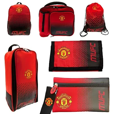 Manchester United FC Official Football Merchandise Backpack Bootbag MUFC Gift • £19.99