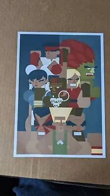 Known As Unknown Hadouken Street Fighter 2 Mondo Poster 8x12 • £76.01