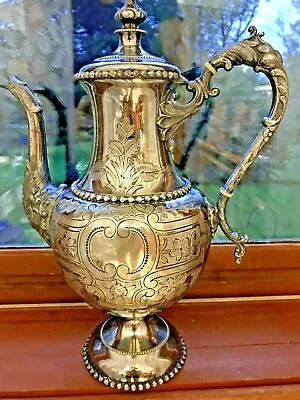 Meriden Britannia 1835 Series 1800s Silver-plated Tea Coffee Server Pot Antique • $261